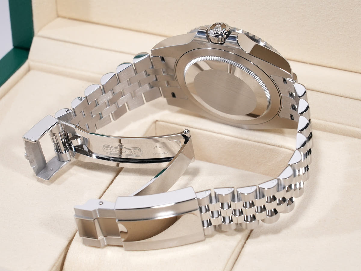 Rolex GMT-Master II Ref. 126710GRNR Stainless Steel Black Dial Jubilee Bracelet Unused zxdezrhd