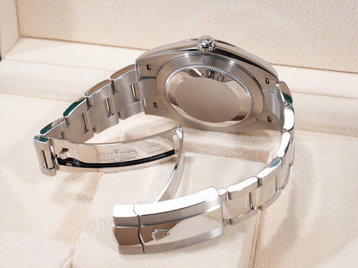 ロレックス デイトジャスト41 Ref.126300 ステンレススチール スレート文字盤 オイスターブレスレット 中古 mozyjg9p