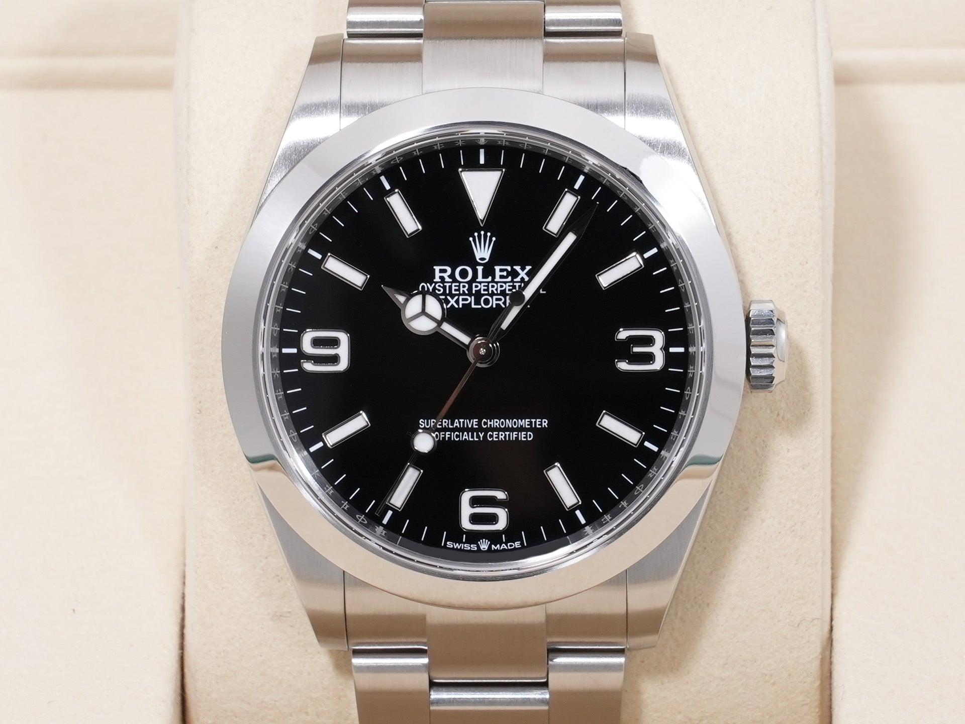 ロレックス エクスプローラー40 Ref.224270 SS ブラック文字盤 未使用 njsfnhcy