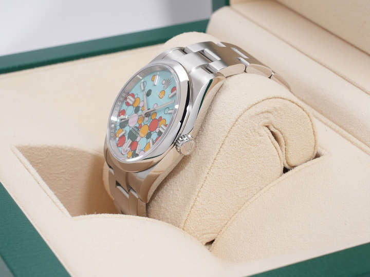 ロレックス オイスターパーペチュアル36 Ref.126000 ステンレススチール セレブレーションモチーフ文字盤