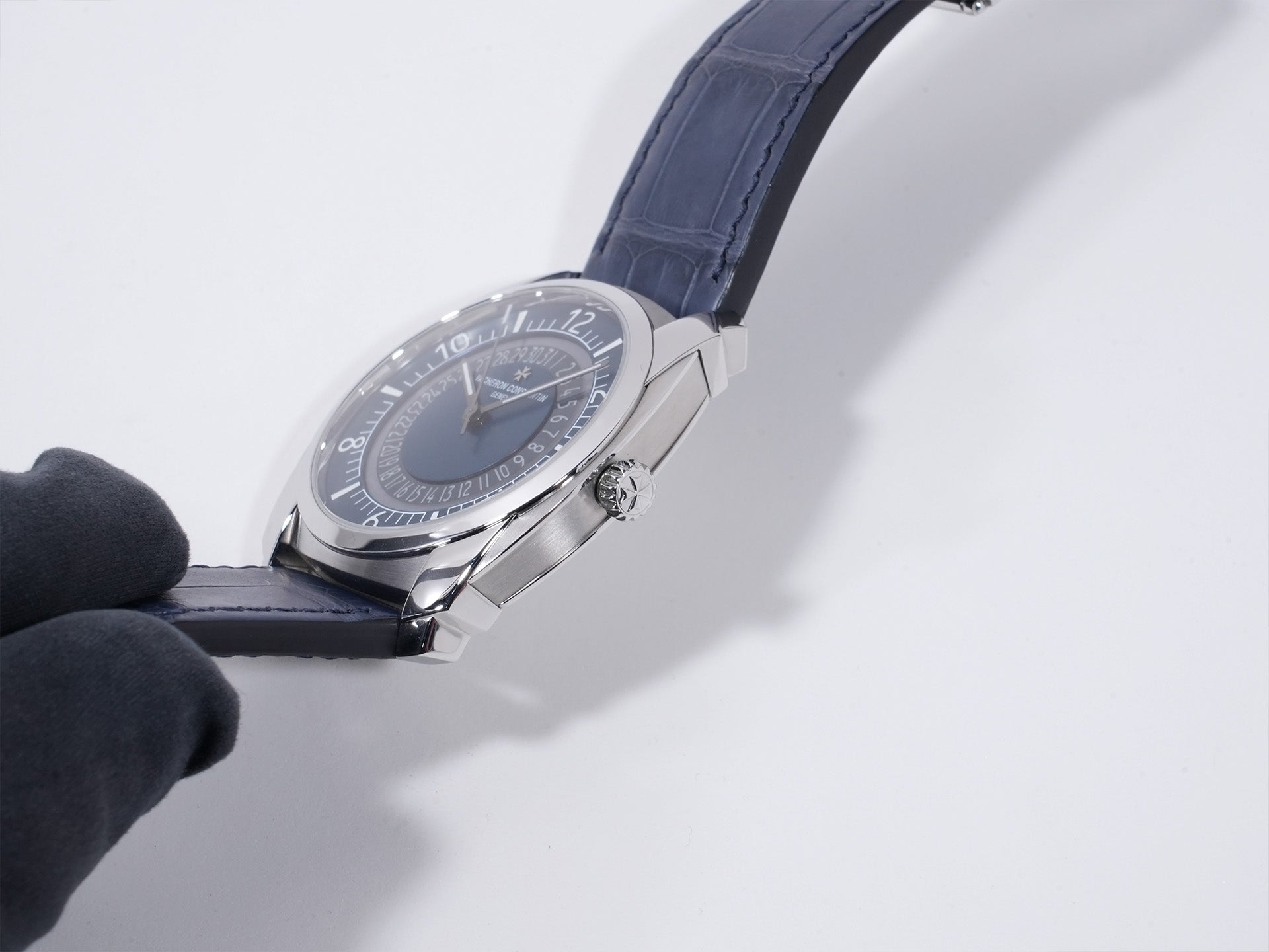 ヴァシュロンコンスタンタン ケ・ド・リル Ref.4500S/000A-B364 SS ブルー文字盤 美中古 2yuo2ok2