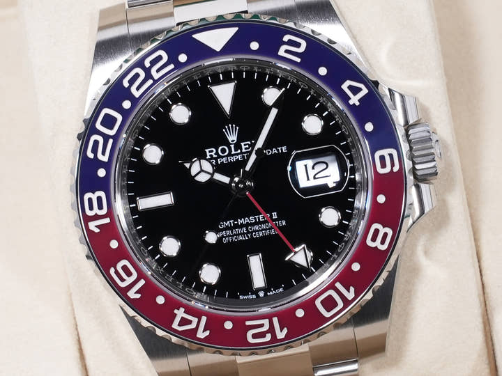 Rolex GMT-Master II Ref. 126710BLRO Stainless Steel Black Dial Oyster Bracelet