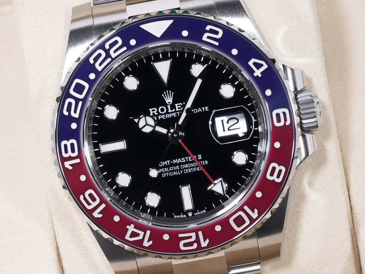 ロレックス GMTマスターII Ref.126710BLRO SS ブラック文字盤 オイスターブレスレット 未使用 pqvb8jpy
