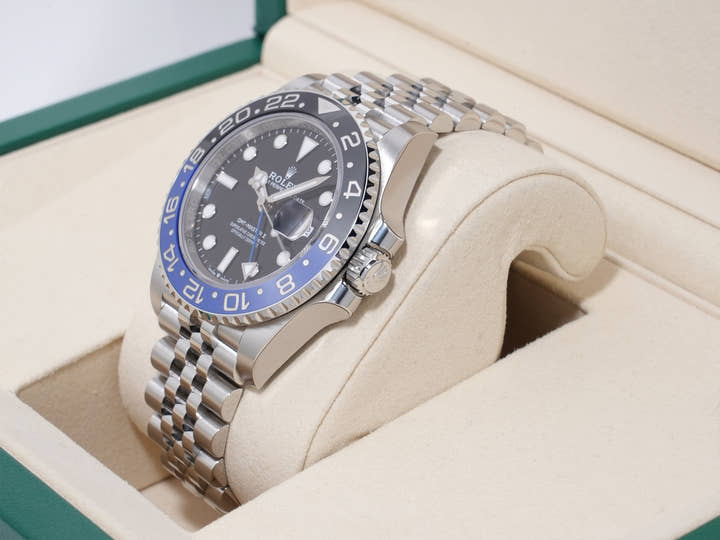 Rolex GMT-Master II Ref. 126710BLNR Stainless Steel Black Dial Jubilee Bracelet
