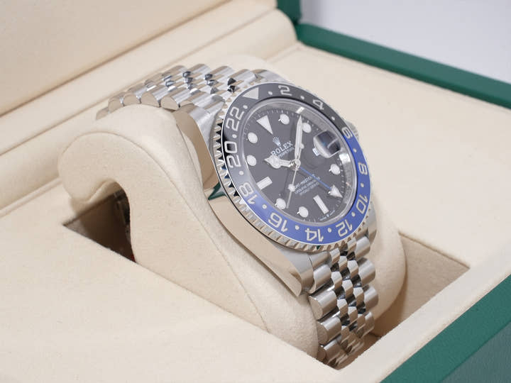 Rolex GMT-Master II Ref. 126710BLNR Stainless Steel Black Dial Jubilee Bracelet