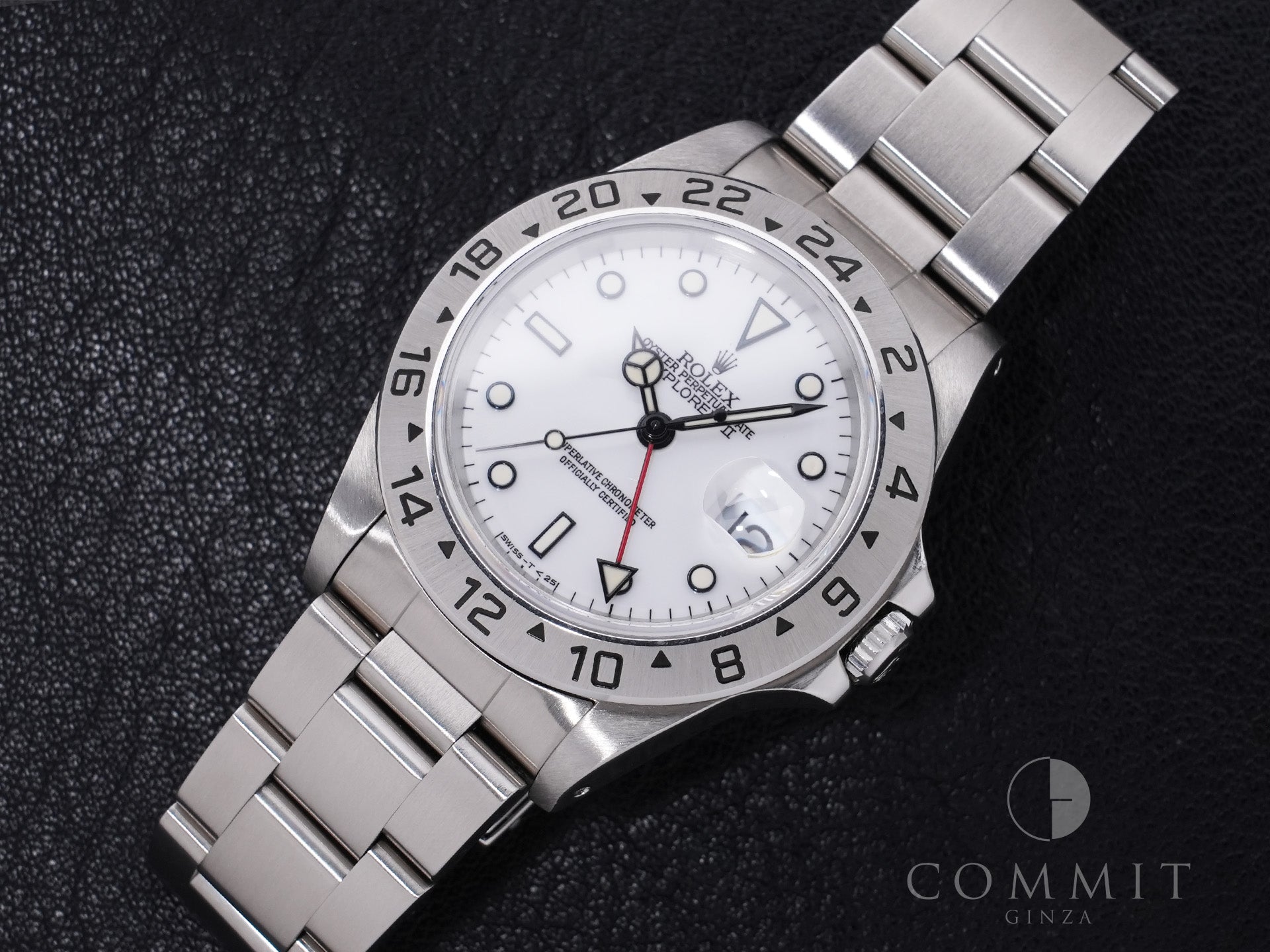 ロレックス エクスプローラーII Ref.16570 SS ホワイト文字盤 中古 kejg2w2s