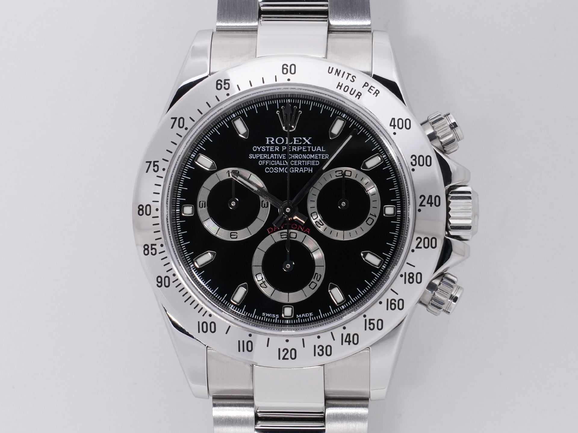 ロレックス デイトナ Ref.116520 SS ブラック文字盤 美中古 fitgo8pz