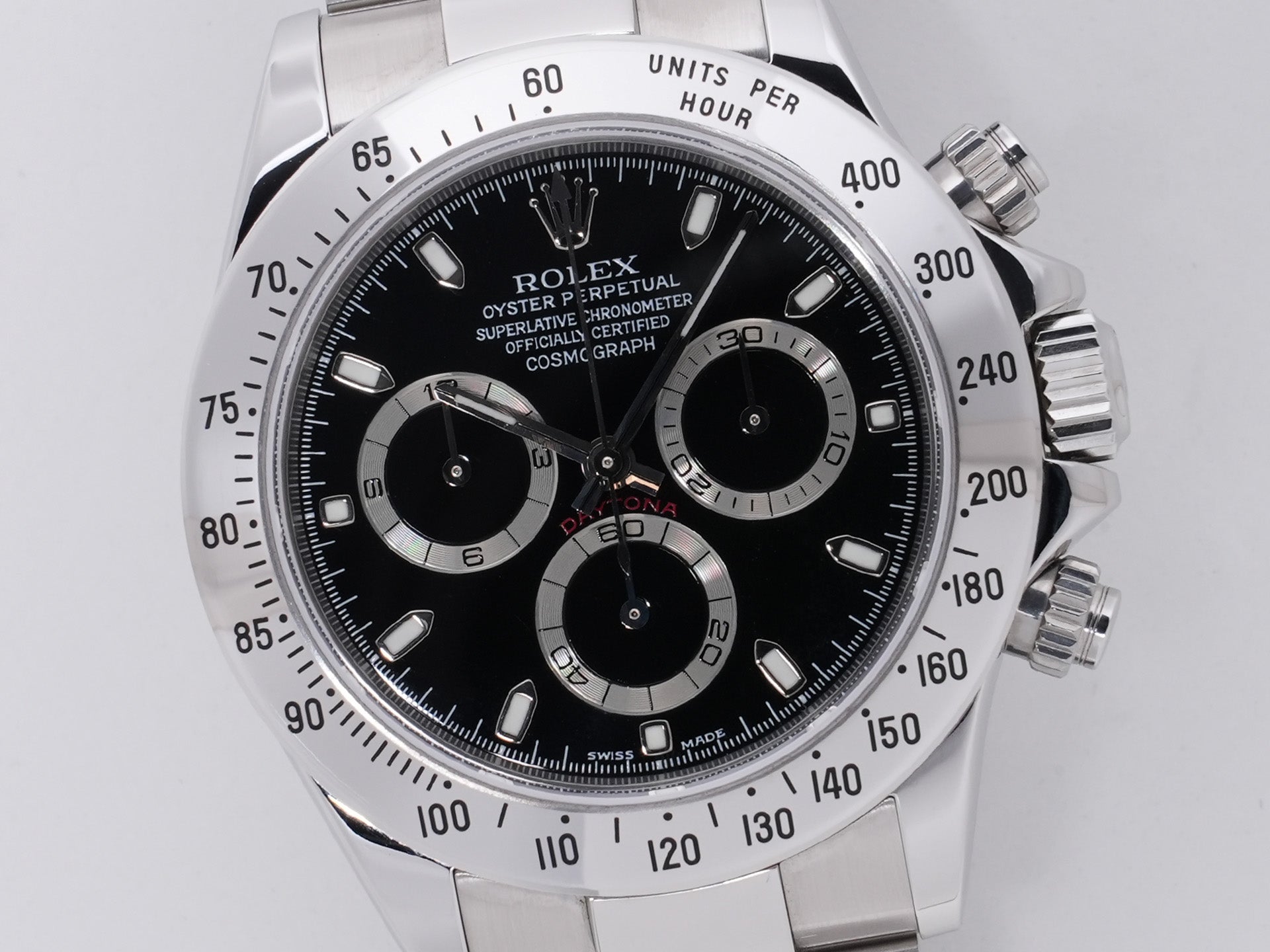 ロレックス デイトナ Ref.116520 SS ブラック文字盤 美中古 fitgo8pz