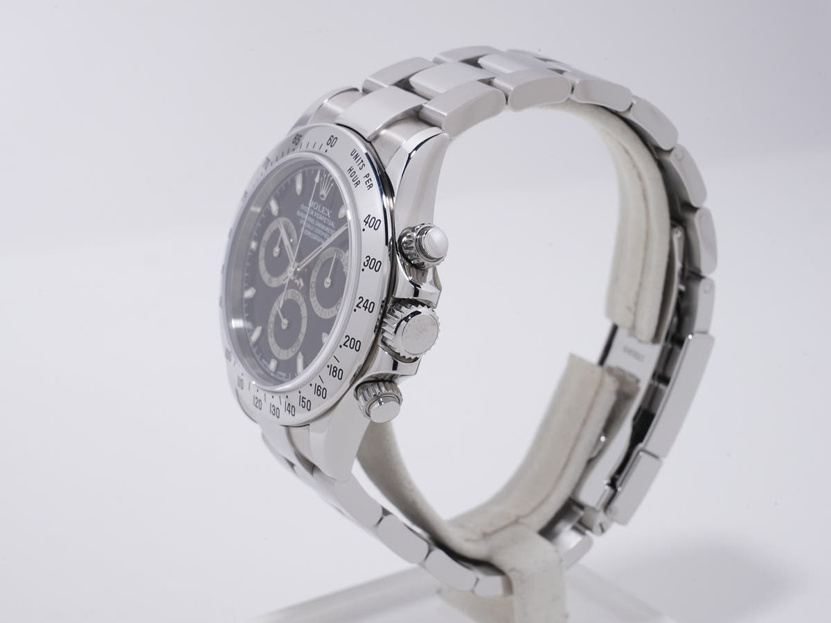 ロレックス デイトナ Ref.116520 SS ブラック文字盤 美中古 fitgo8pz