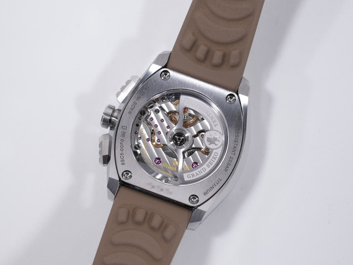 グランドセイコー スポーツコレクション テンタグラフ Ref.SLGC009 Brilliant Hard Titanium ブラウン文字盤 美品 ci7ocr55