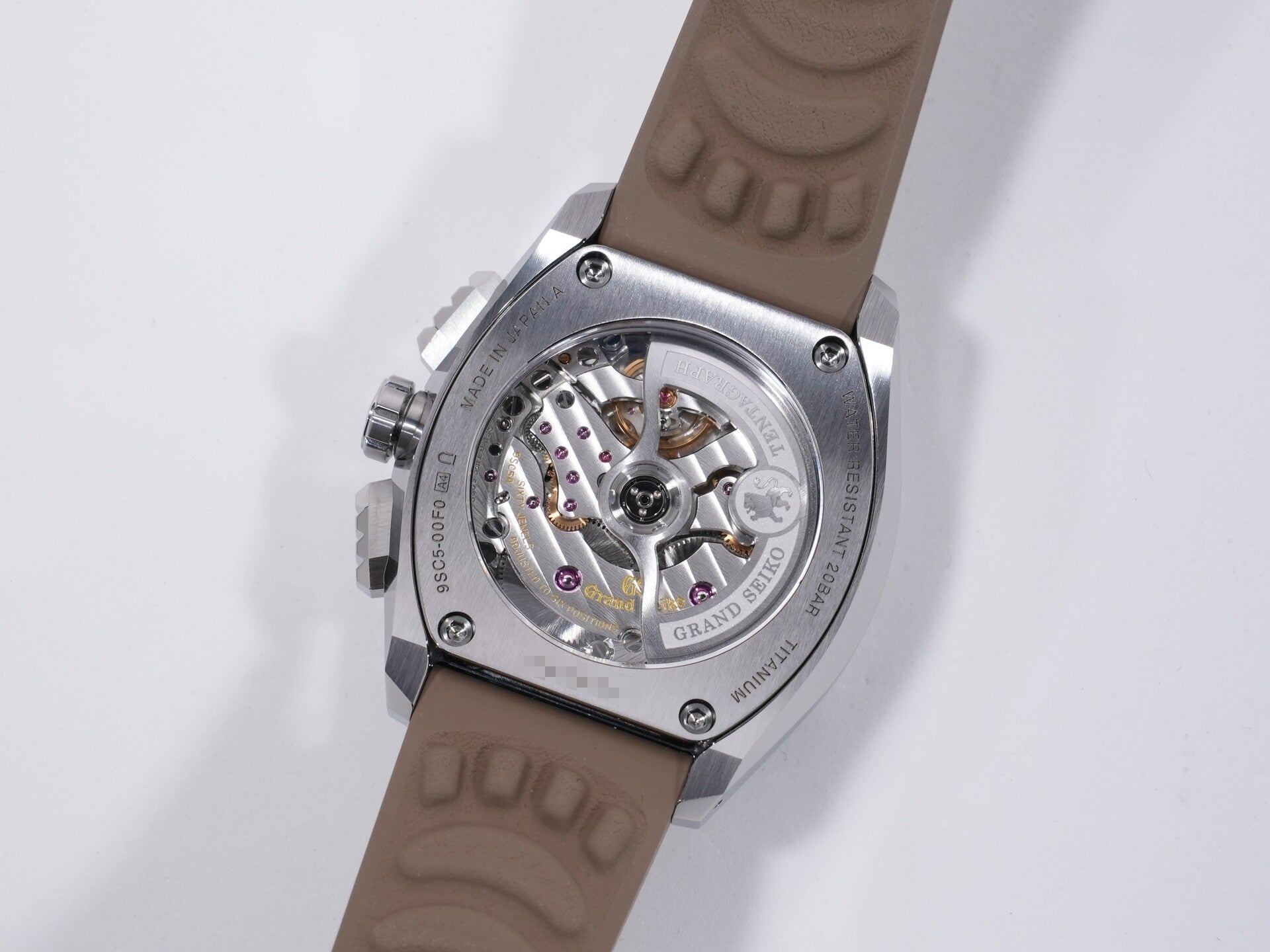 グランドセイコー スポーツコレクション テンタグラフ Ref.SLGC009 Brilliant Hard Titanium ブラウン文字盤 美品 ci7ocr55