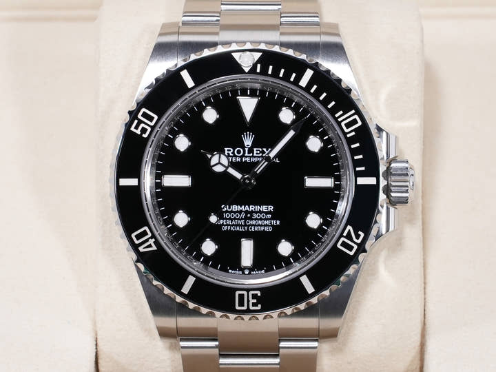ロレックス サブマリーナー ノンデイト Ref.124060 ステンレススチール ブラック文字盤 未使用 o5rmcgzr