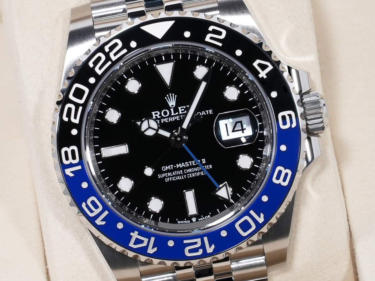 ロレックス GMTマスターII Ref.126710BLNR SS ブラック文字盤 ジュビリーブレスレット 未使用 o9j5esbz
