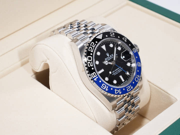 Rolex GMT-Master II Ref. 126710BLNR Stainless Steel Black Dial Jubilee Bracelet