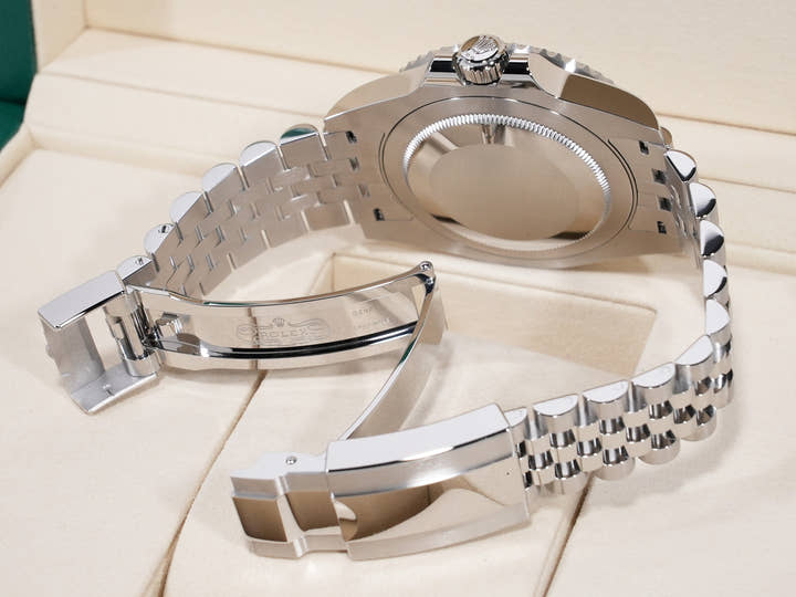 Rolex GMT-Master II Ref. 126710BLNR Stainless Steel Black Dial Jubilee Bracelet