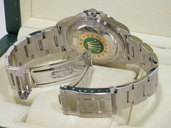 ロレックス エクスプローラーII Ref.16570 ステンレススチール ホワイト文字盤 オイスターブレスレット 未使用 q7cvkapz
