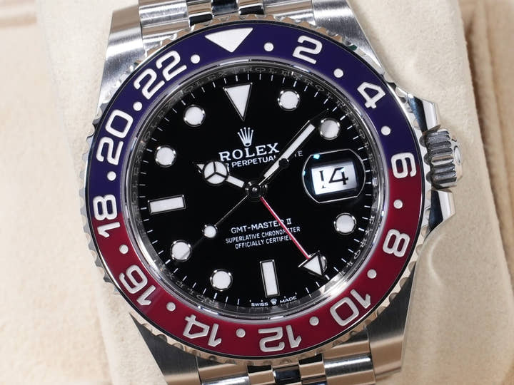 Rolex GMT-Master II Ref. 126710BLRO Stainless Steel Black Dial Jubilee Bracelet