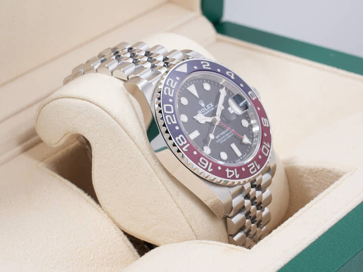 Rolex GMT-Master II Ref. 126710BLRO Stainless Steel Black Dial Jubilee Bracelet