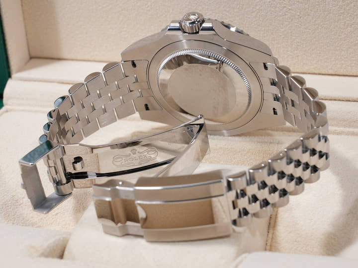Rolex GMT-Master II Ref. 126710BLRO Stainless Steel Black Dial Jubilee Bracelet