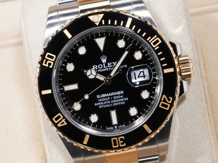ロレックス サブマリーナー デイト Ref.126613LN ステンレススチール/イエローゴールド ブラック文字盤 美中古 zz4ptj6p