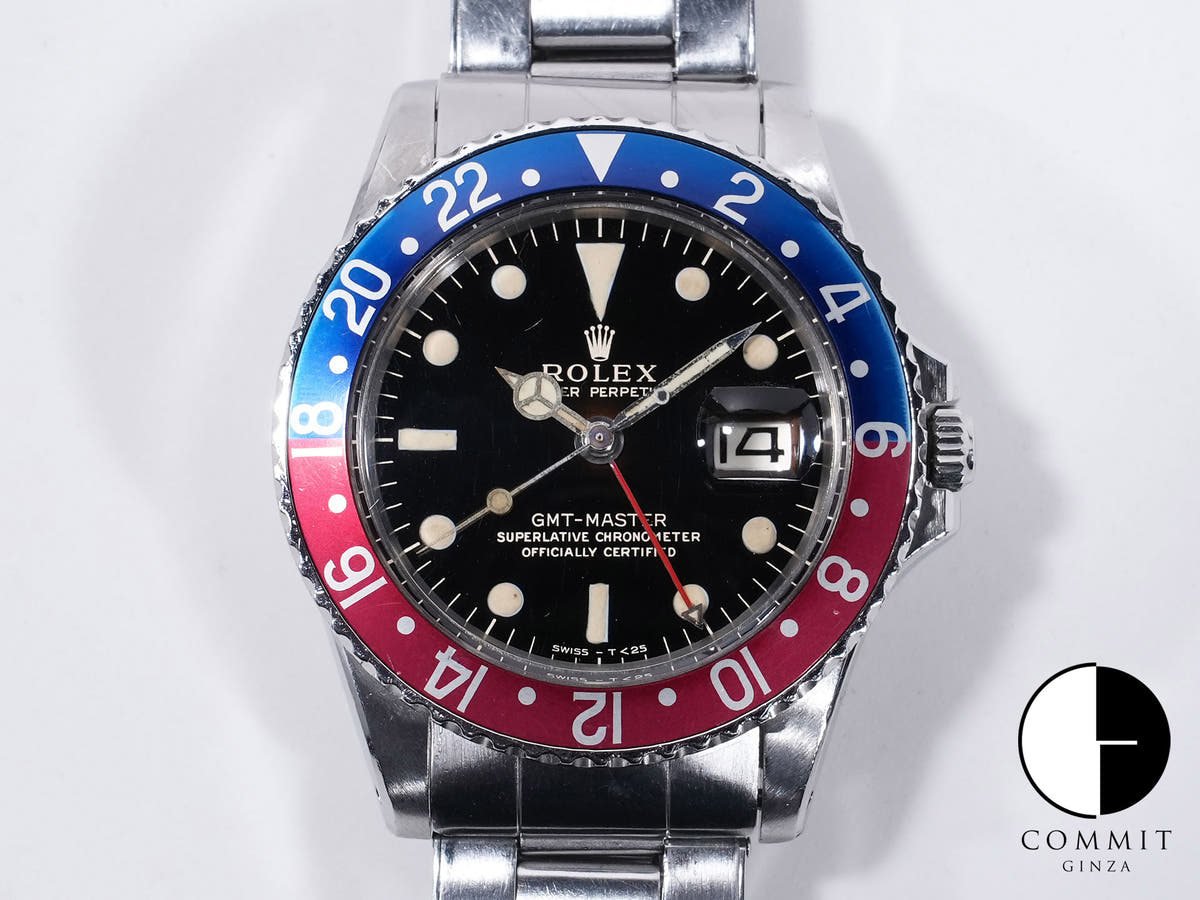 ロレックス GMTマスター Ref.1675M SS ブラック文字盤 中古 654rzw5n