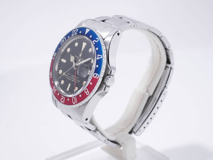 ロレックス GMTマスター Ref.1675M ステンレススチール ブラック文字盤 中古 654rzw5n オイスターブレスレット