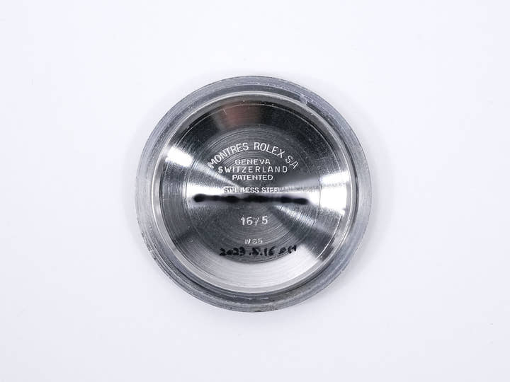 ロレックス GMTマスター Ref.1675M ステンレススチール ブラック文字盤 中古 654rzw5n オイスターブレスレット