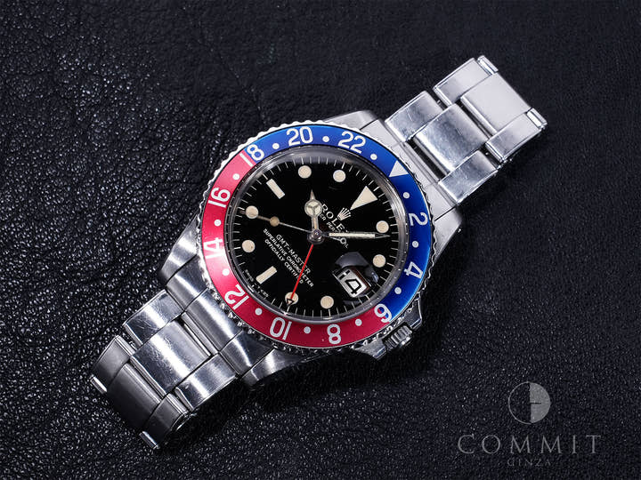 ロレックス GMTマスター Ref.1675M ステンレススチール ブラック文字盤 中古 654rzw5n オイスターブレスレット