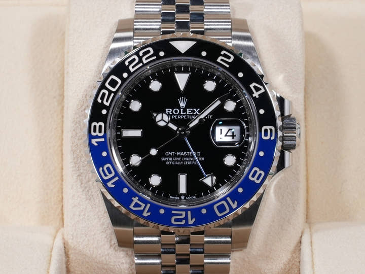 Rolex GMT-Master II Ref. 126710BLNR Stainless Steel Black Dial Jubilee Bracelet