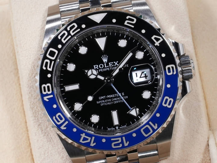 Rolex GMT-Master II Ref. 126710BLNR Stainless Steel Black Dial Jubilee Bracelet