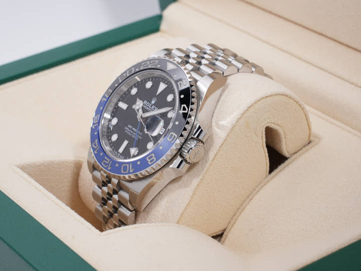Rolex GMT-Master II Ref. 126710BLNR Stainless Steel Black Dial Jubilee Bracelet