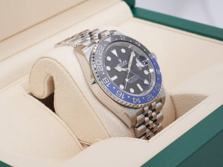 Rolex GMT-Master II Ref. 126710BLNR Stainless Steel Black Dial Jubilee Bracelet