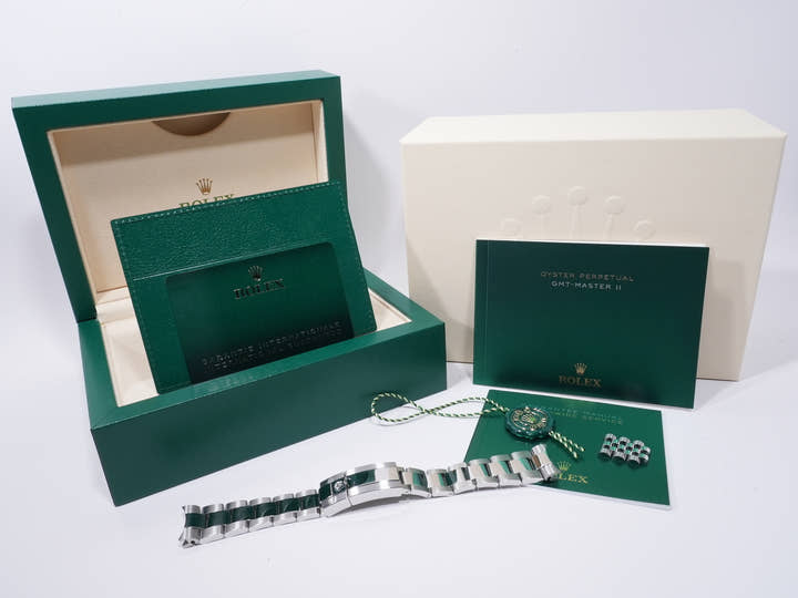 Rolex GMT-Master II Ref. 126710BLNR Stainless Steel Black Dial Jubilee Bracelet