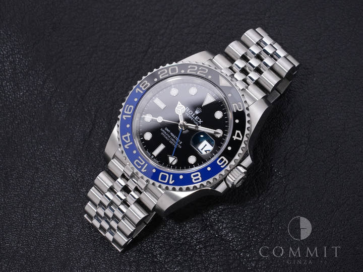 Rolex GMT-Master II Ref. 126710BLNR Stainless Steel Black Dial Jubilee Bracelet