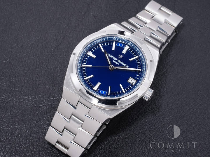 ヴァシュロンコンスタンタン オーヴァーシーズ Ref.4500V/110A-B128 ステンレススチール ブルー文字盤 中古 cgeip4zv