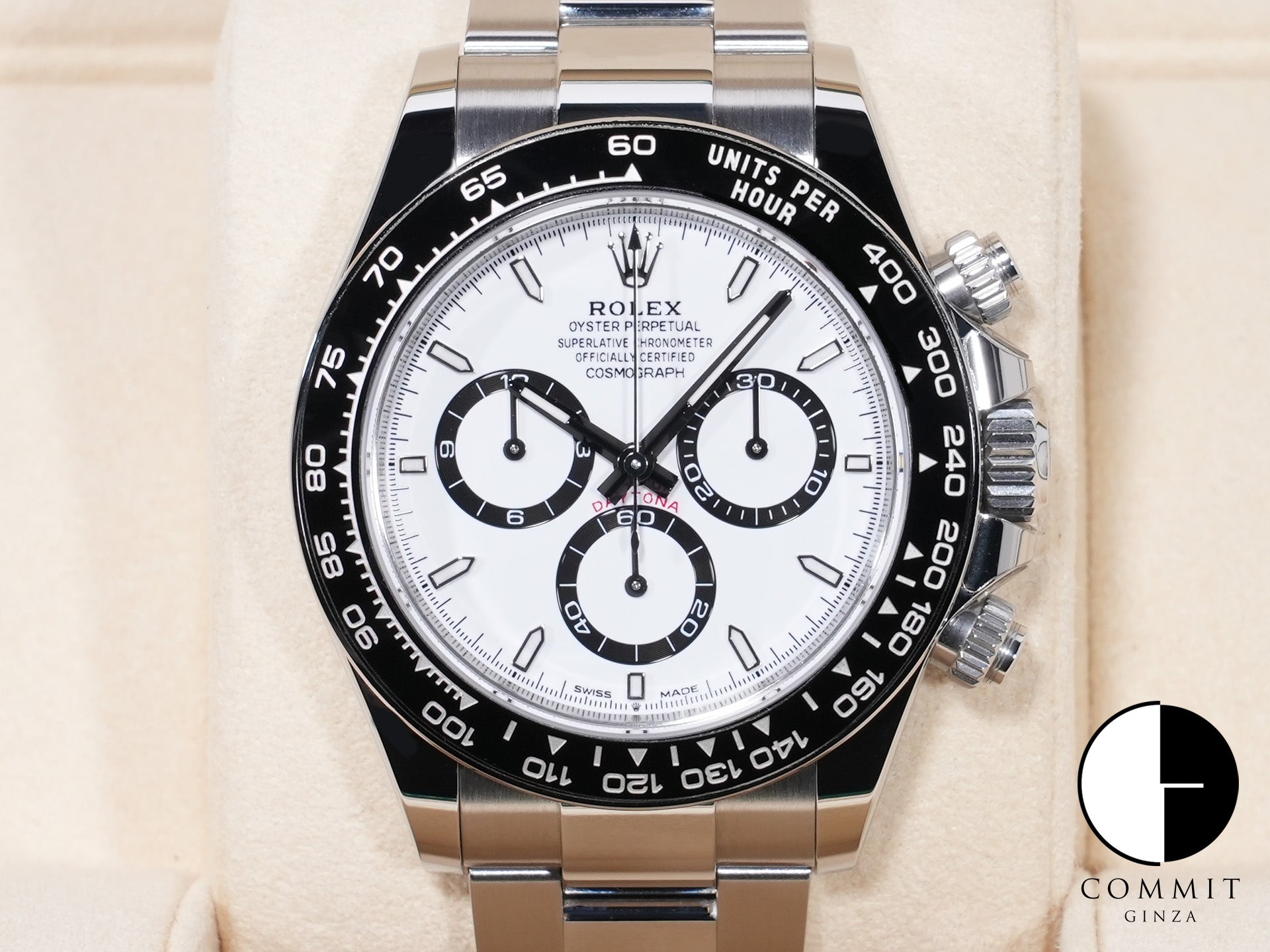 ロレックス デイトナ Ref.126500LN SS ホワイト文字盤 美品 ffby82op