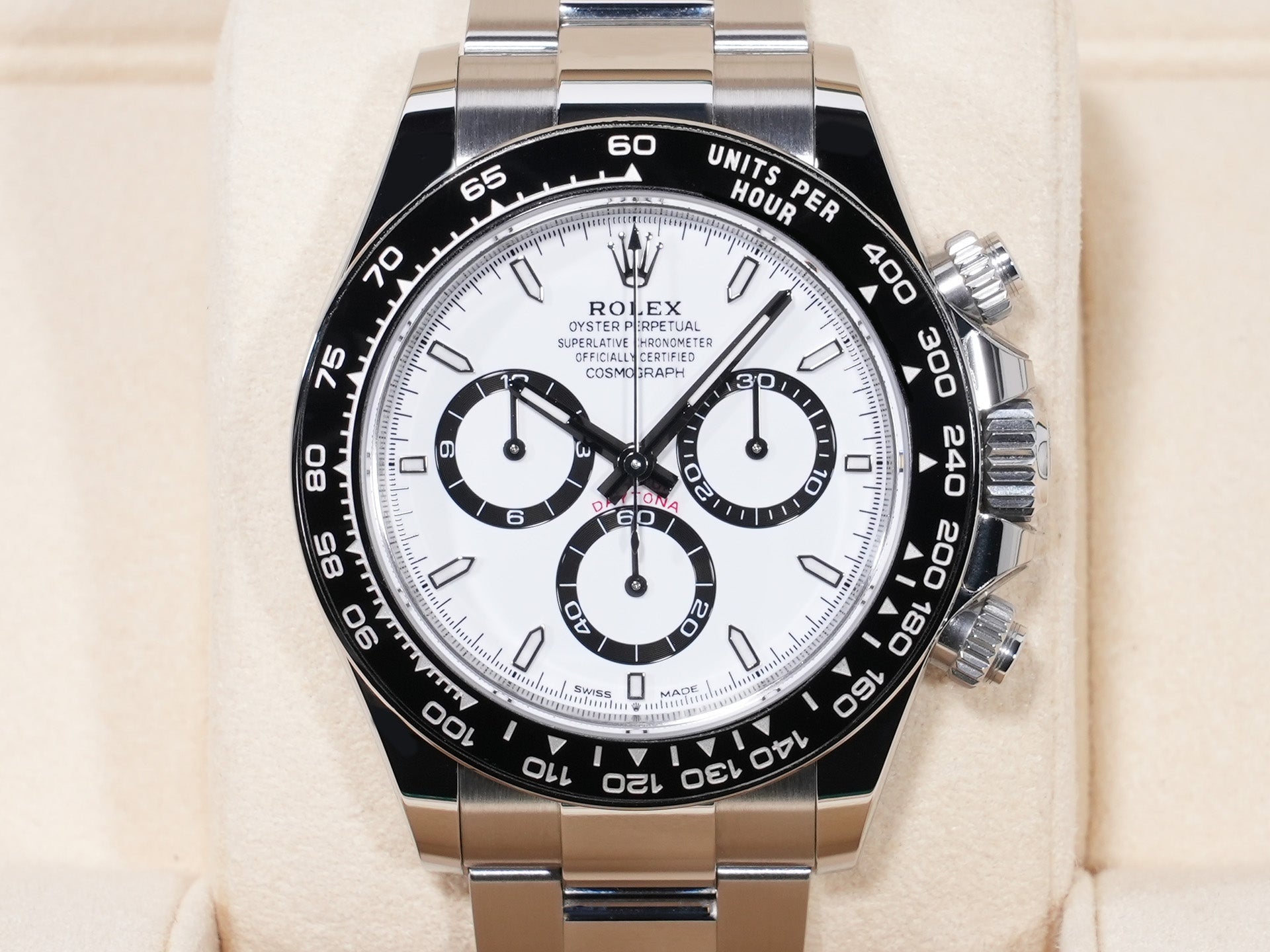 ロレックス デイトナ Ref.126500LN SS ホワイト文字盤 美品 ffby82op