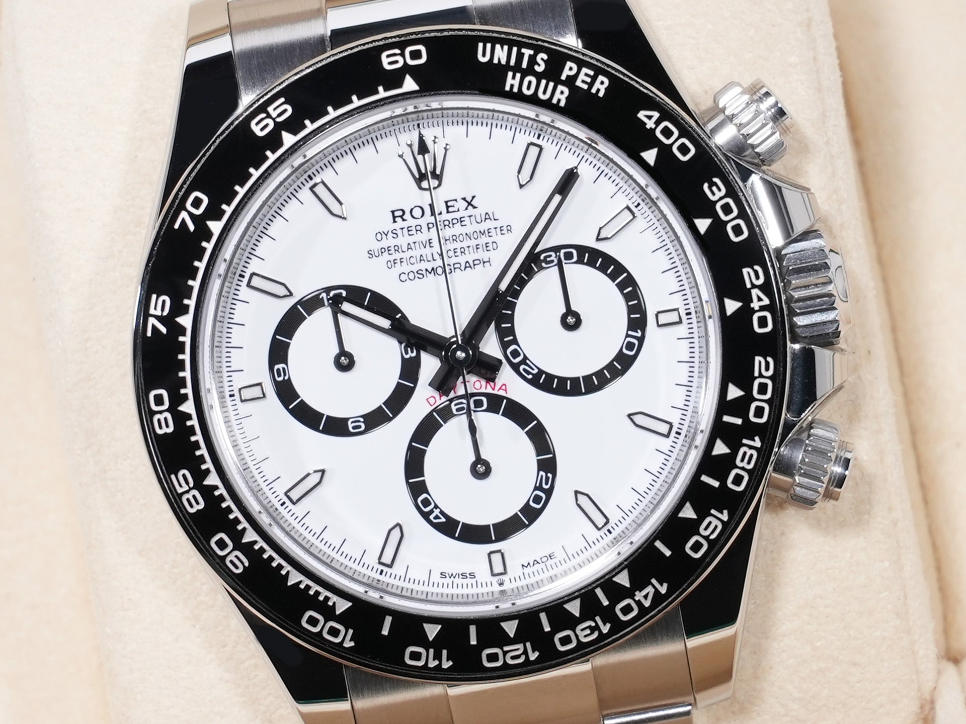 ロレックス デイトナ Ref.126500LN SS ホワイト文字盤 美品 ffby82op