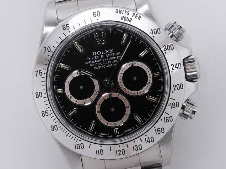 ロレックス デイトナ エルプリメロ Ref.16520 SS ブラック文字盤 中古 9kees8mv