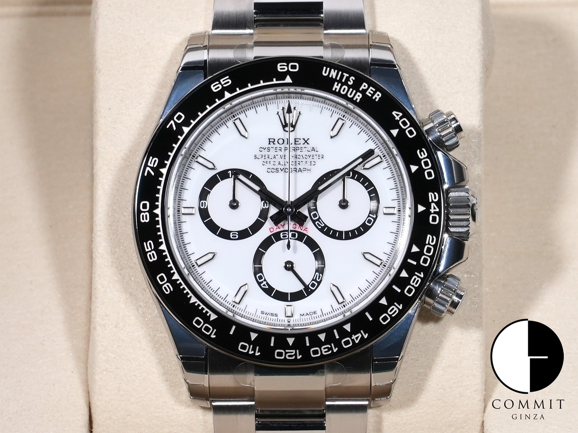 ロレックス デイトナ Ref.126500LN SS ホワイト文字盤 未使用 87gpoi69