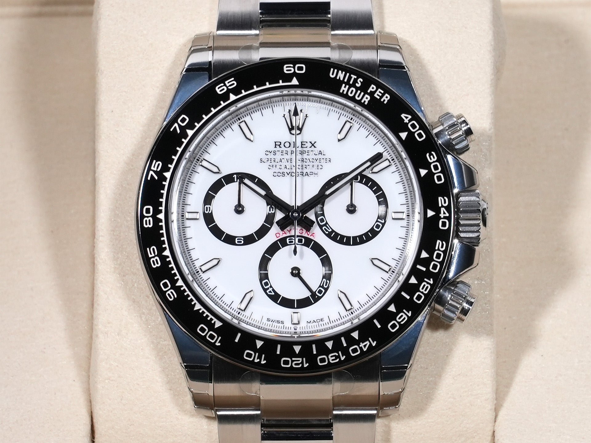ロレックス デイトナ Ref.126500LN SS ホワイト文字盤 未使用 87gpoi69