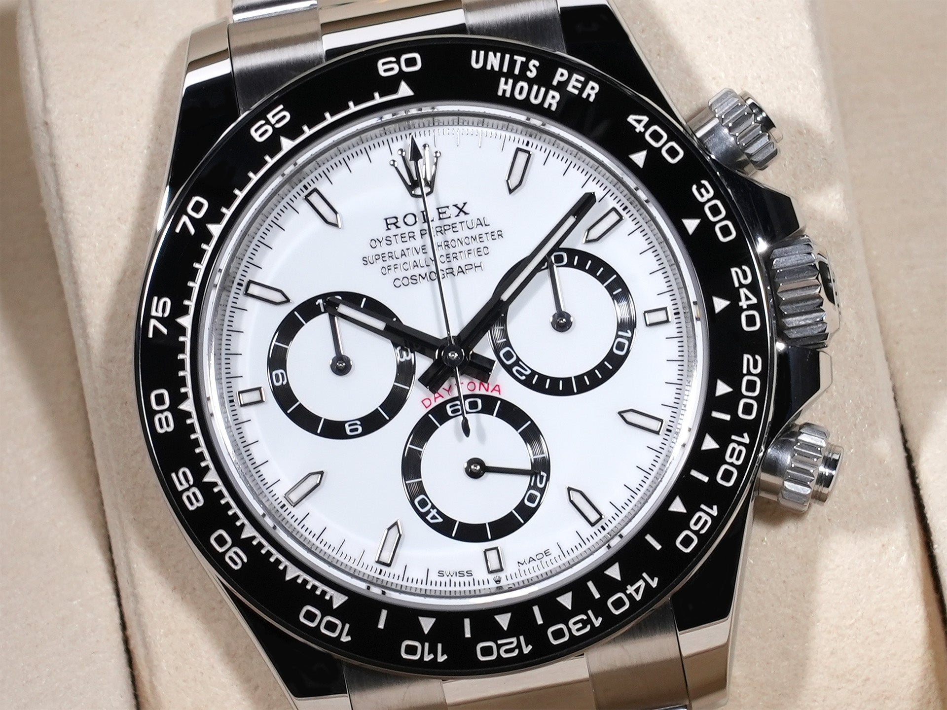 ロレックス デイトナ Ref.126500LN SS ホワイト文字盤 未使用 zpuirog3
