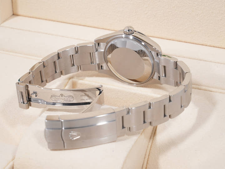 ロレックス オイスターパーペチュアル31 Ref.277200 ステンレススチール コーラルレッド文字盤