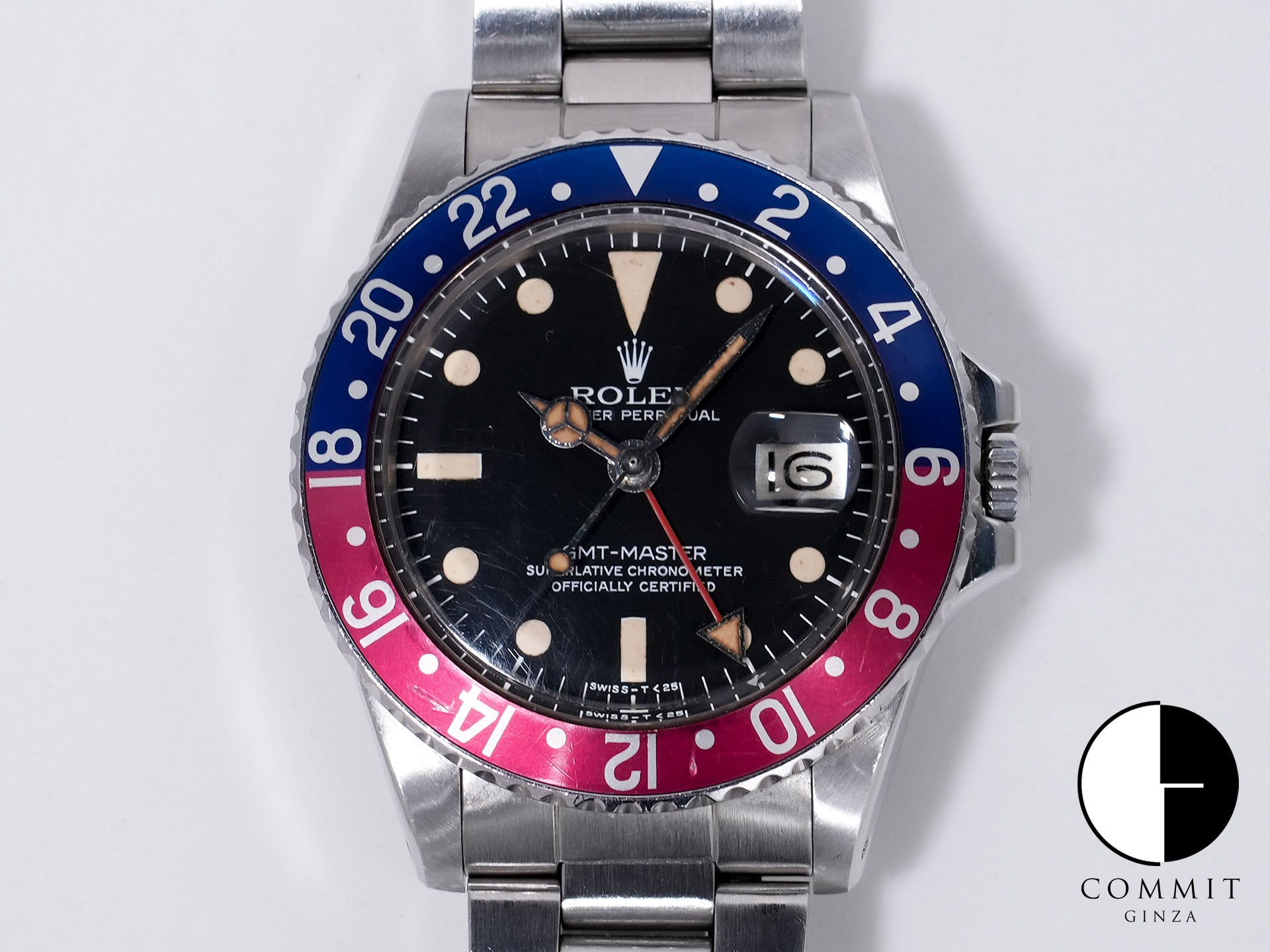 ロレックス GMTマスター Ref.1675 SS ブラック文字盤 中古 g3pca3kd