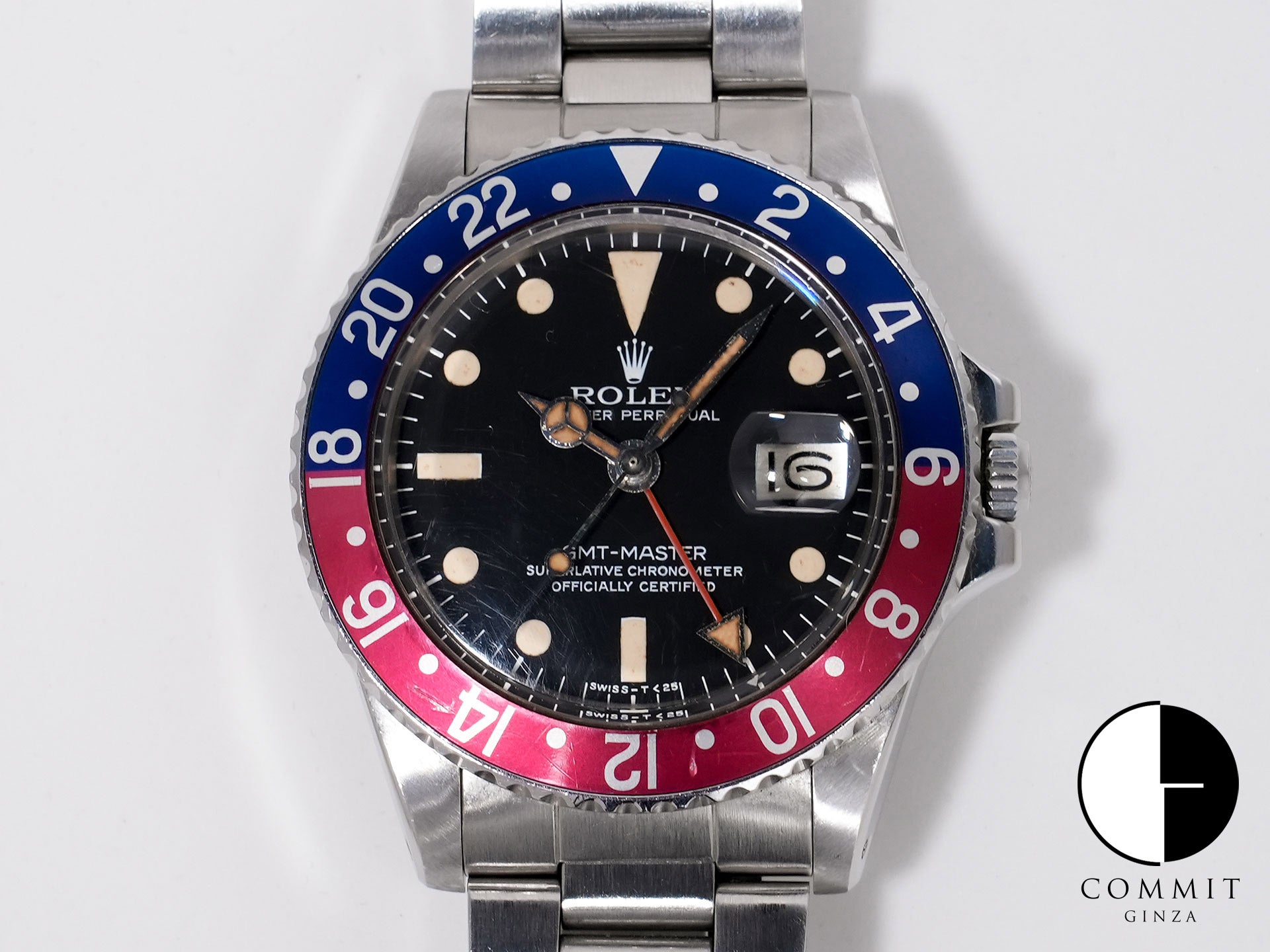 ロレックス GMTマスター Ref.1675 SS ブラック文字盤 中古 g3pca3kd