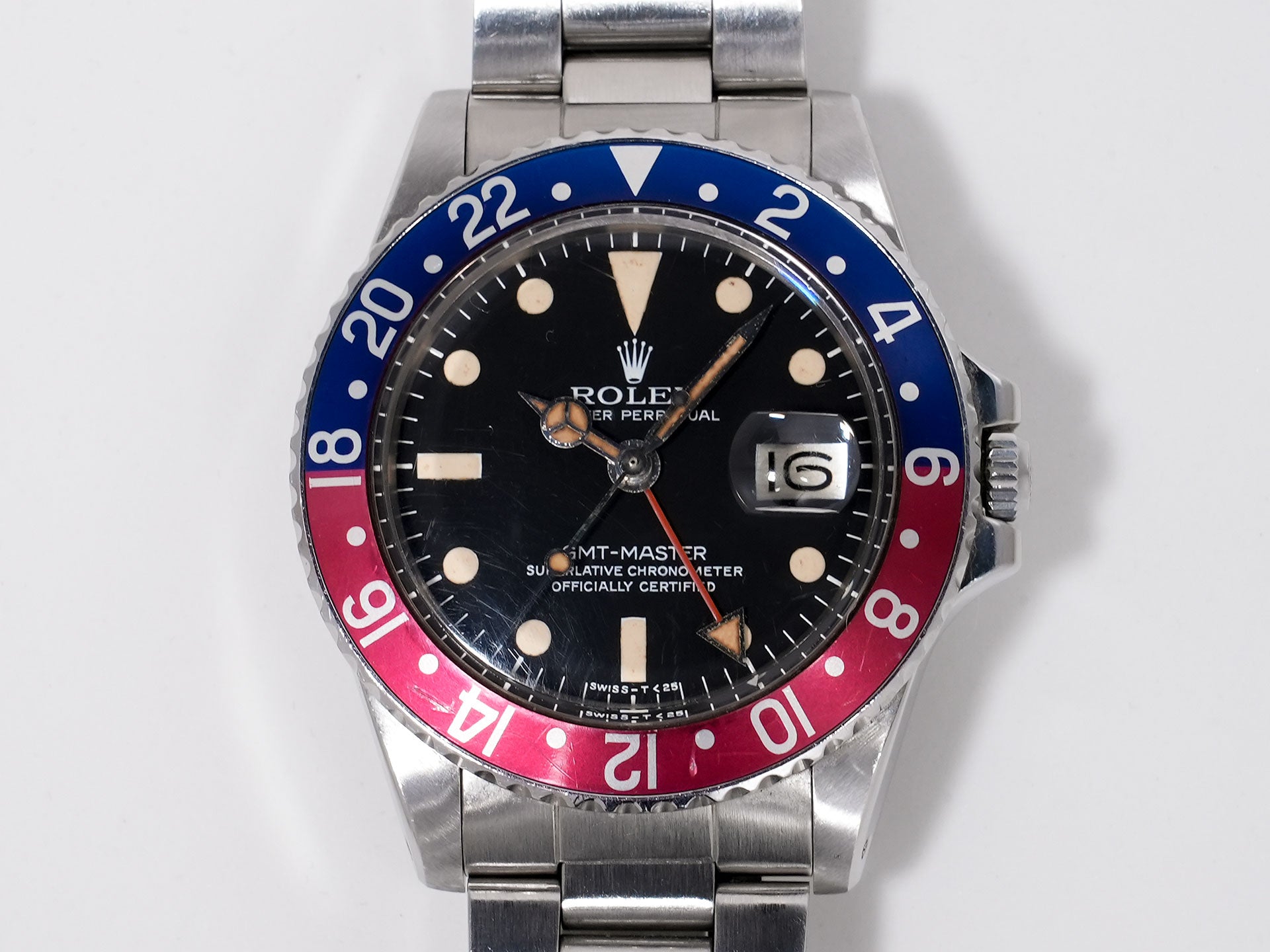 ロレックス GMTマスター Ref.1675 SS ブラック文字盤 中古 g3pca3kd