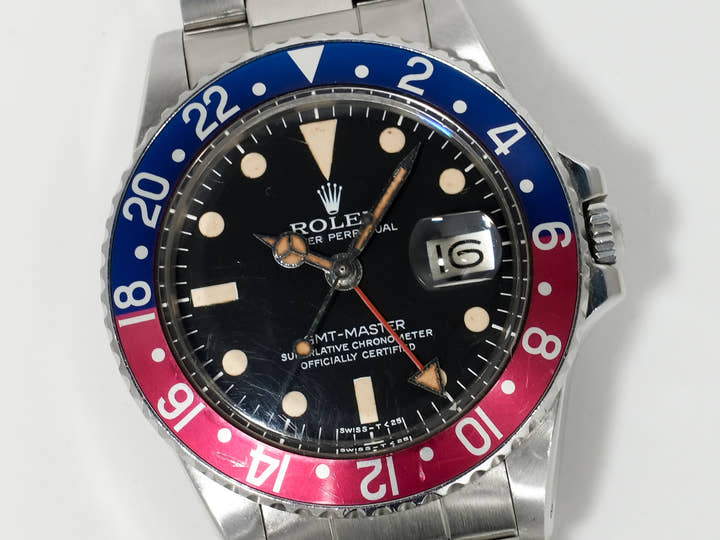 ロレックス GMTマスター Ref.1675 SS ブラック文字盤 中古 g3pca3kd