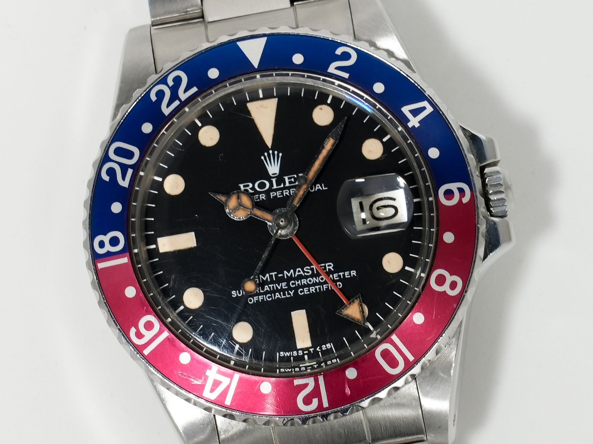 ロレックス GMTマスター Ref.1675 SS ブラック文字盤 中古 g3pca3kd