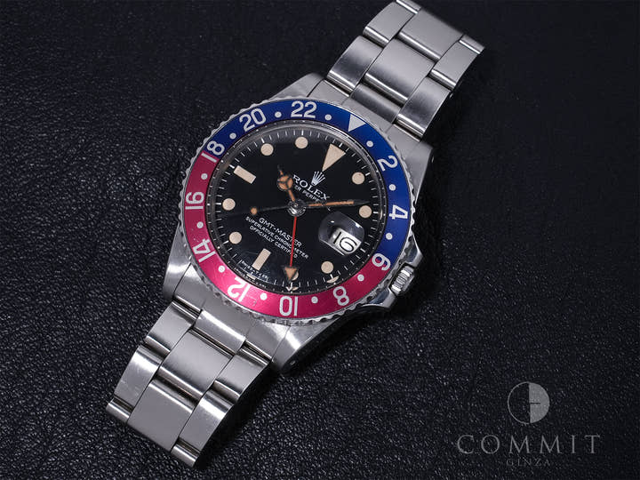 ロレックス GMTマスター Ref.1675 SS ブラック文字盤 中古 g3pca3kd