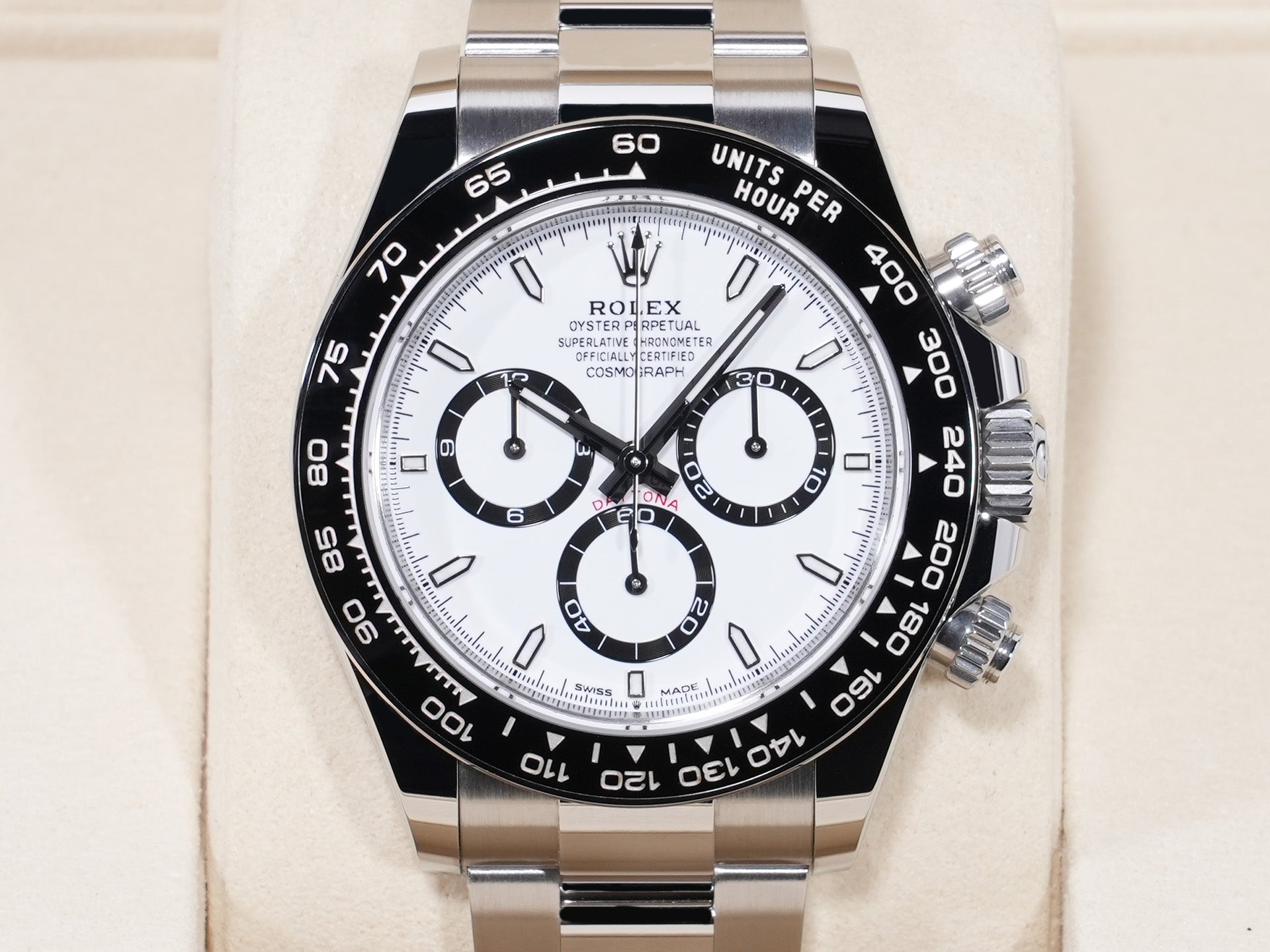 ロレックス デイトナ Ref.126500LN SS ホワイト文字盤 未使用 d665f5v5